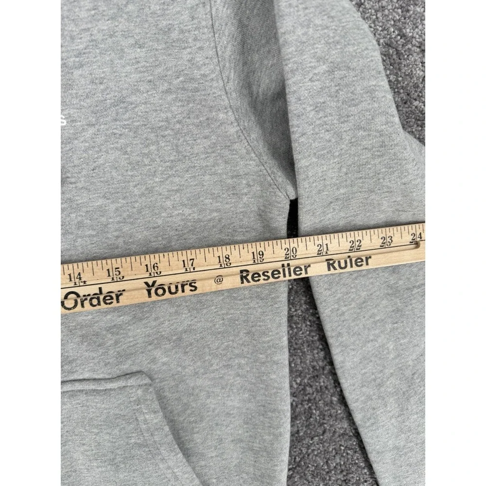 Adidas Originals Essential Hoodie Gray Trefoil Pullover NWT Men's Small IM4525